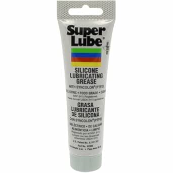 Super Lube 92003 Silicone Lubricating Grease, 3 oz Tube, White