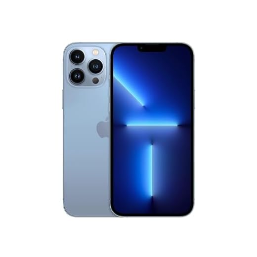 Apple iPhone 13 Pro Max, 128GB, Sierra Blue - Unlocked (Renewed)