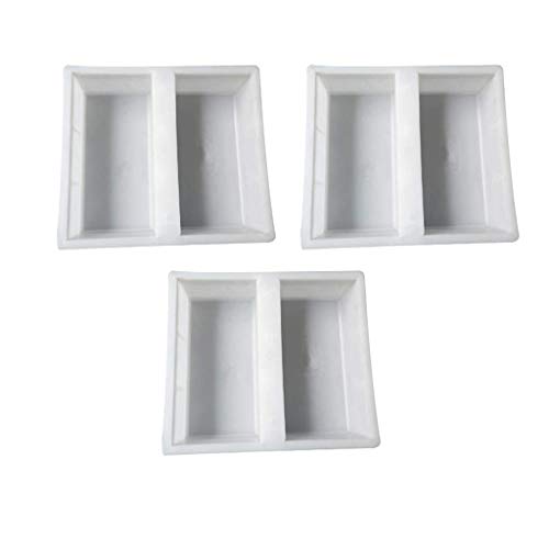 Tubayia Lot de 3 moules à béton coffrage pour béton pour jardin, terrasse