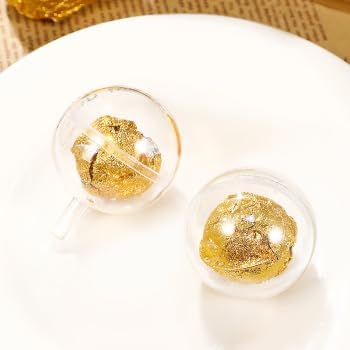 100Pcs Acrylic Chocolate Holder Candy Packaging Balls DIY Bouquet Accessories, Transparent image 4