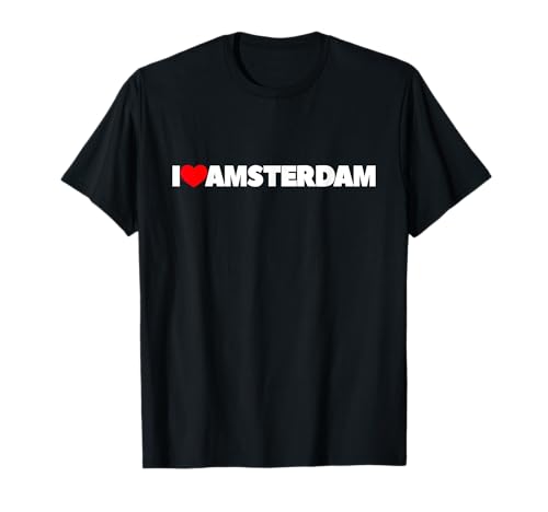 I Love (Heart) Ámsterdam Camiseta