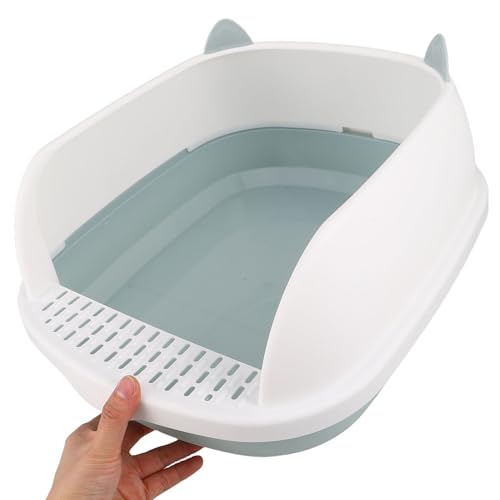 Bac à litière pour chats bords hauts pour éviter les projections - 4
