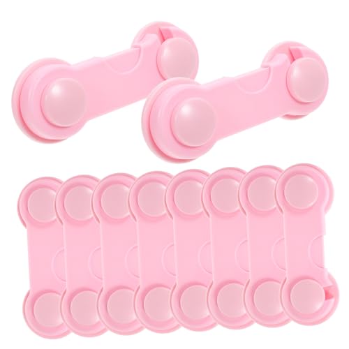 SHOWERORO チャイルドロック キャビネット用チャイルドロック 多機能保護装置 摩耗に強い素材 使用簡単 10個セット 赤ちゃんの確保 キッチン キャビネット 食器棚対応