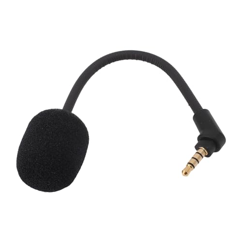 Naroote Microphone de Jeu Détachable de Remplacement pour Casque sans Fil, Bruit Clair, pour Cloud Flight pour Flight S, Rotation à 360 Degrés, Matériau ABS