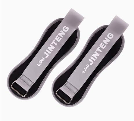 0.6kg Adjustable Ankle & Wrist Weights Set, Breathable Leg Weights for Walking Running Yoga Pilates, Portable Home Gym Equipment for Women Men Adults (Black)