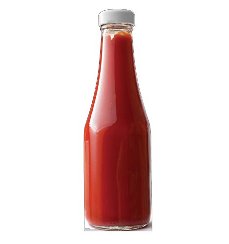 Image of Cardboard People Ketchup Bottle Life Size Cardboard Cutout Standup