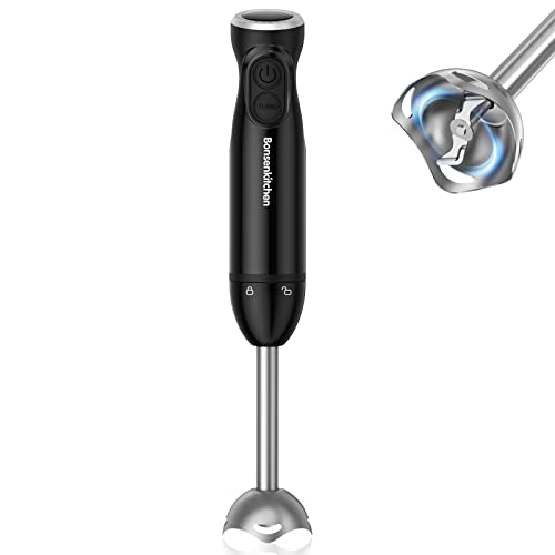 Bonsenkitchen Sbattitore Elettrico, 5 Velocità...