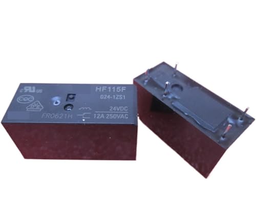 HF115F-024-1ZS1-24VDC relais 24V 12A 250VAC pour automatisme et carte électronique