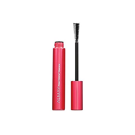 Almay Mega Volume Mascara, Blackest Black, Ophthalmologist Tested, -Fragrance Free, Hypoallergenic, 0.34 oz