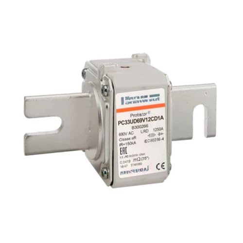 Fusible A070UD33LI1250 ultra-rapide taille 30 pour protection industrielle