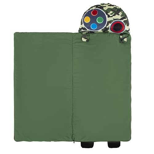 Image of Kid's Nap Buddies Character Preschool Nap Mat, Toddler Sleeping Bag with Pillow for Daycare, Ages 3+