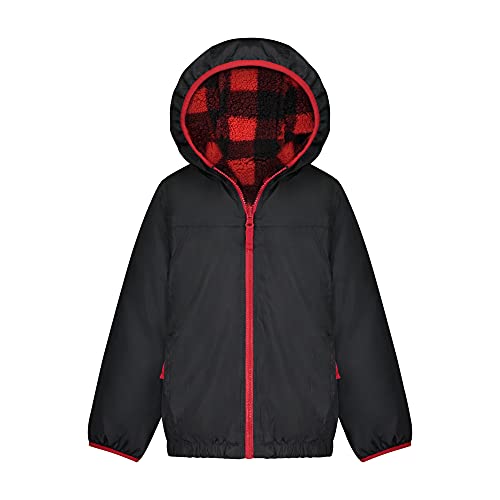 Image of LONDON FOG Boys' Sherpa Reversible Winter Jacket
