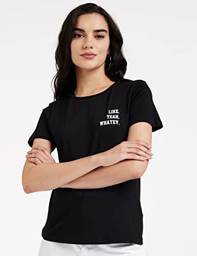 Image of Amazon Brand - INKAST Women's Cotton Half Sleeve Round Neck Regular Fit T-Shirt (Pack of 2)