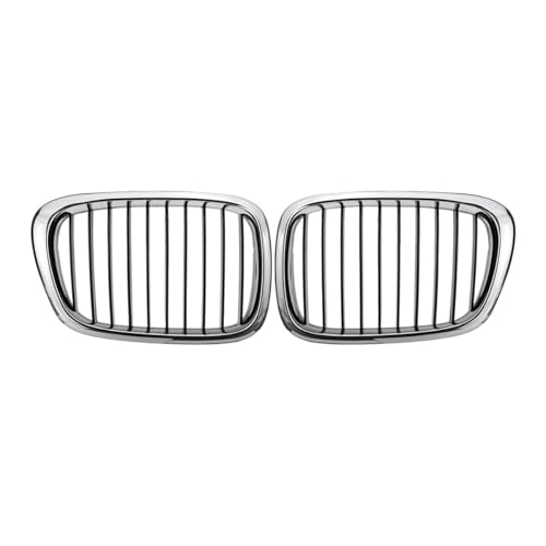 Calandre avant chromée et lentille de phare pour BMW Série 5 E39 berline de 1995 à 2003