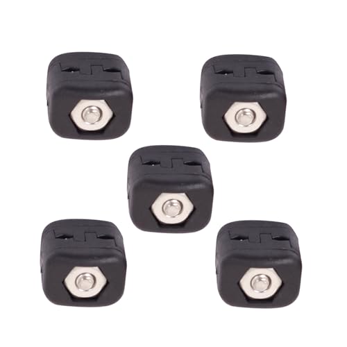 ZHENZQ 5Pcs Drop Away Arrows Rest Clamp Buckle Compound Bows Fastener Clip Arrows Rest Cable Clamp Buckle Easy to Use