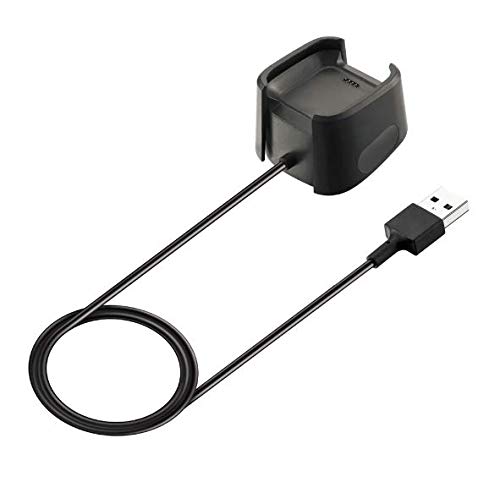 SKEIDO Charging Base Desktop Charger For Fitbit Versa Watch Charging Cradle Dock USB Data Charging Cable