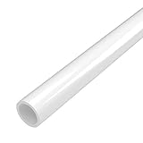 FORMUFIT P034FGP-WH-5 Schedule 40 PVC Pipe, Furniture Grade, 5', 3/4
