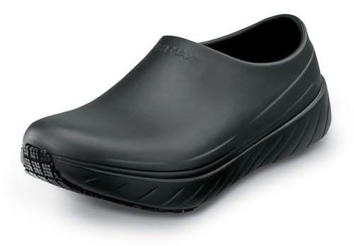 SR Max Gulfport, Men's, Black, Soft Toe, MaxTrax Slip Resistant, Waterproof, Work Clog (15.0 EW)