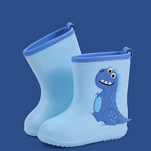 Rain Boots Toddler Cute Dinosaur Pull On Rainboots Girls Cartoon Animals Waterproof Shoes Kids Rubber Boots For Boys2