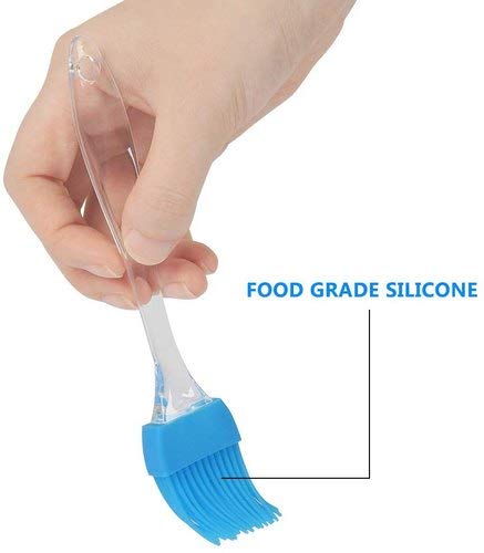Image of DOMUM Silicone Oil and Spatula Pastry Brush-Set of 1, (Size:19Cm X 4Cm) Multicolor,.