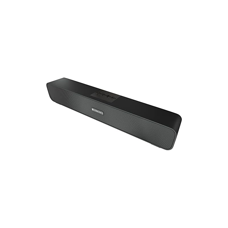 ZEBRONICS Zeb-Astra 20 Wireless BT v5.0 Portable Speaker with 10W RMS Output, TWS, 10H Backup Approx, Built in Rechargeable Battery FM Radio, AUX, mSD, USB, Call Function and Dual 52mm Drivers Multi