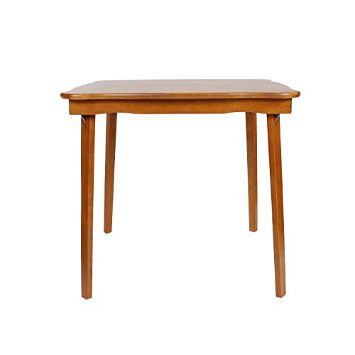 Stakmore Scalloped Edge Folding Card Table Finish, Fruitwood #TOP3