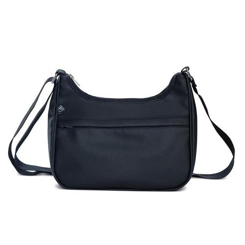 Bolsa Transversal Feminina de Ombro Média Ajustável em Couro PU, ...