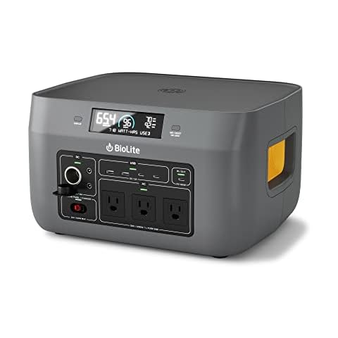 BioLite BaseCharge Rechargeable Lithium-Ion Power Station for Camping, DIY or Emergencies, 1500+ Cover