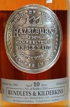 2003 ヘーゼルバーンRundlets & Kilderkins 50.1% Hazelburn 2003 - Ratings and reviews - Whiskybase