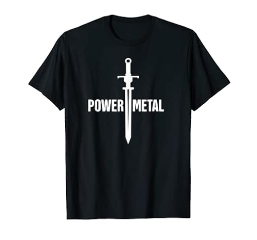 Power Metal/ Fantasía divertida Power Metal Camiseta | Ya disponible en tu tienda friki favorita! En mundofriki.es!