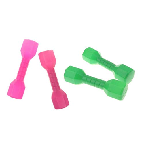 Aisoway Plastic Dumbbells Home Fitness Exercise Sports Equipment For Kids 1 Pair(Random Color) #TOP2