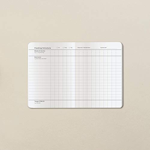 Carnet de notes de culture de cannabis Goldleaf Grow A6 - 3