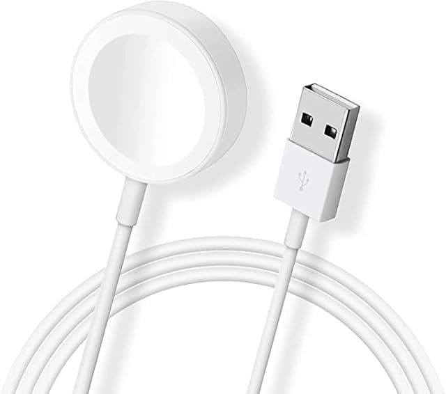 Watch Charger Magnetic Charging Cable for iWatch Portable Wireless Charging Cord Compatible with Apple Watch Series Se,7,6,5,4,3,2,1 (1M)
