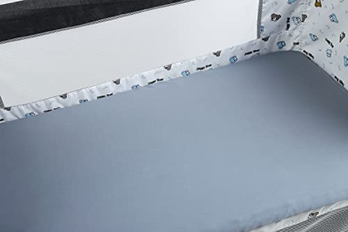 Tontukatu Bassinet Sheet Set 4 Pack Snug Fitted Cradle Fitted Sheets, Stretchy Ultra Soft, For Oval Rectangle Hourglass Bassinet Mattress, Unisex Boy Girl, Green/Grey/White/Lt Blue #TOP2