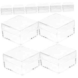 DEARMAMY Klare Transparente Probenschalen Box