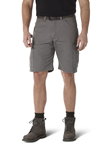 Wrangler Riggs Workwear Mens Ranger Cargo Work Utility Shorts, Slate, 32 US