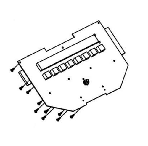 Image of Hydra Fitness Exchange Display Console Electronic Circuit Board 1000465371 Works with 7.4AT-04 Treadmill