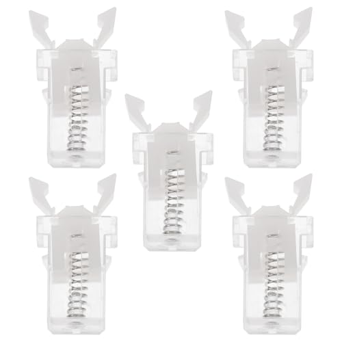 BESPORTBLE Interruptor de Tapa para Cubo de Basura 10 Unidades Prensa para Contenedores de Basura Transparente Recambio Botón Pulsador para Uso en Cocina y Hogar