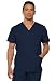 Dickies EDS Signature Men's V-Neck Top, Navy, X-Large