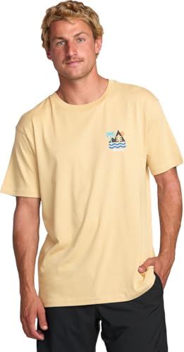 T-shirt Billabong Sundown Adiv pour homme en coton premium vert