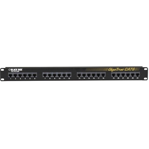 BLACK BOX CORP JPM610A-R7 GIGATRUE CAT6 PATCH , 1U Black Box Corporation JPM610A-R7 Black Box Network Accessories