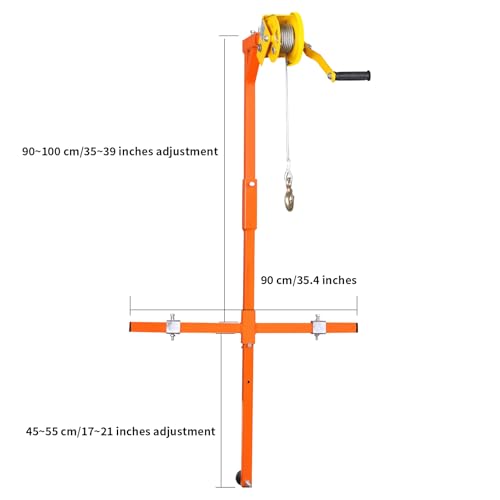 Grúa de elevación de aire acondicionado para una instalación rápida 3