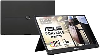 ASUS ZenScreen Go MB16AWP Wireless - 15.6 inch, Wireless mirroring, IPS, USB Type-C, mini HDMI, Built-in battery, Flicker Free, Blue Light Filter, Anti-glare surface, Tripod socket