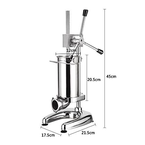 Amazon.co.jp: Moongiantgo ソーセージスタッファー 容量2L 縦型