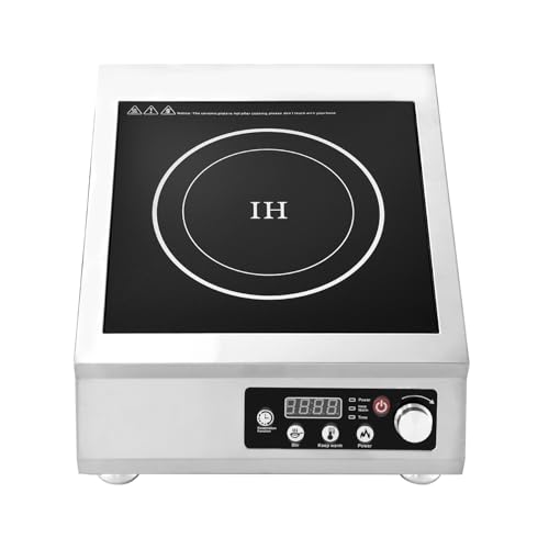 Portable Electric Cooktop,Powerful Burner 4200W - LED Display Hot Plate, Commercial Induction Stove 10 Power Levels for Home Hotel