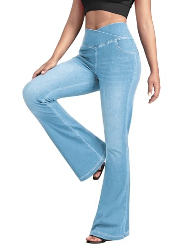 LIOR PARIS Sasha Denim Reinvented Pull-On Pant - Tapered Leg, Mock Fly, 28" Inseam, Enzyme Wash - View #11