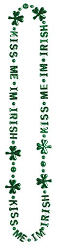 Kiss Me I'm Irish Beads-Of-Expression Party Accessory (1 count) (1/Card)