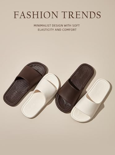 EVA Slippers for Men & Women, Comfortable & Lightweight Indoor/Outdoor Non-Slip Sandals - Perfect for Bathroom, Living Room, and Wide Feet - Multiple Colors Available4