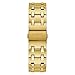 Guess Men's 42mm Watch - Gold Tone Strap Green Dial Gold Tone Case