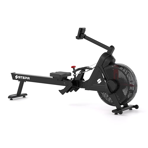 Image of STEPR Rower XL VPR - Rowing Machine with Boat-Inspired Ergonomics | Row Machine with Backlit Console, VPR Technology and Commercial Build